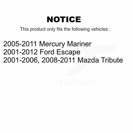 Kugel Front Wheel Bearing Pair For Ford Escape Mazda Tribute Mercury Mariner K70-100510